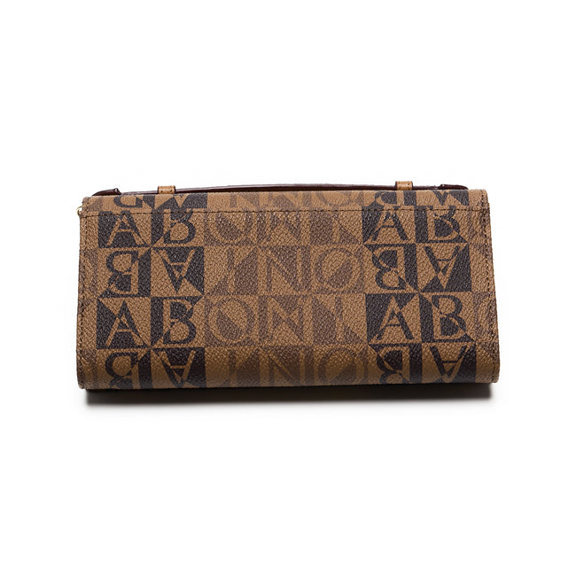 BONIA Vinyl Trimmed Leather Wallet 081036-536-05C