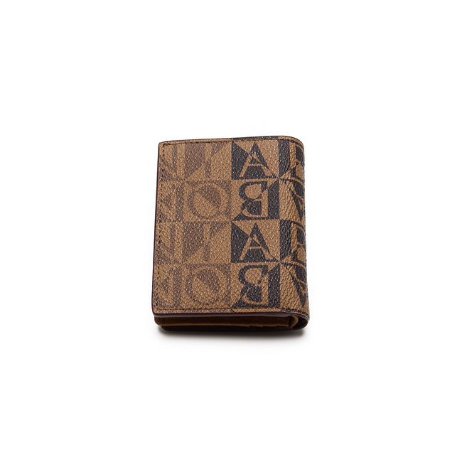 BONIA Vinyl Trimmed Leather Wallet 081036-761-05C