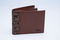 BONIA LEATHER TRIM VINYL FLAP CARD WALLET WITH COIN COMPARTMENT 081882-614-05