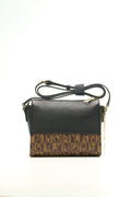 BONIA Women Vinyl Trimmed Leather Crossbody Bag 081887-005-5-8