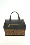 BONIA Women Vinyl Trimmed Leather Hand Bag 081887-006-5-8