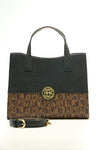 BONIA Women Vinyl Trimmed Leather Hand Bag 081887-007-5-8
