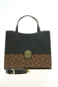 BONIA Women Vinyl Trimmed Leather Hand Bag 081887-007-5-8