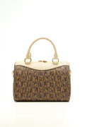 BONIA Women Vinyl Trimmed Leather Hand Bag 081906-003-5-11