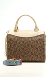 BONIA Women Vinyl Trimmed Leather Hand Bag 081906-004-5-11