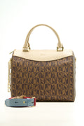 BONIA Women Vinyl Trimmed Leather Hand Bag 081906-004-5-11