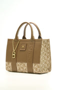 BONIA Women Vinyl Trimmed Leather Hand Bag 081916-002-5-16