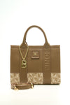 BONIA Women Vinyl Trimmed Leather Hand Bag 081916-002-5-16