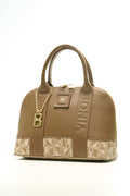 BONIA Women Vinyl Trimmed Leather Hand Bag 081916-004-5-16