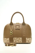 BONIA Women Vinyl Trimmed Leather Hand Bag 081916-004-5-16
