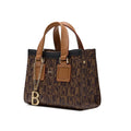 BONIA Vinyl Trimmed Leather Crossbody Bag 081932-001-15