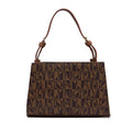 BONIA Vinyl Trimmed Leather Hand Bag 081939-002-5-5