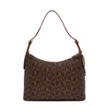 BONIA Vinyl Trimmed Leather Shoulder Bag 081939-006-5-5