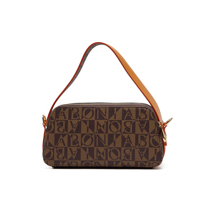 BONIA Vinyl Trimmed Leather Crossbody Bag 081950-001-15