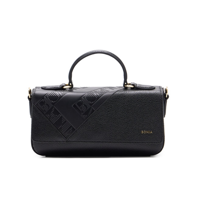 BONIA 2 Shapes Full Leather Hand Bag 081950-103-08