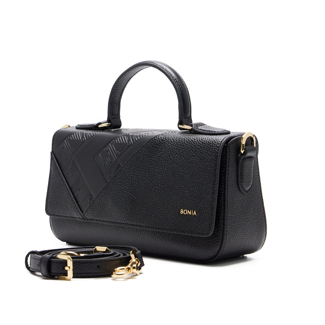 BONIA 2 Shapes Full Leather Hand Bag 081950-103-08