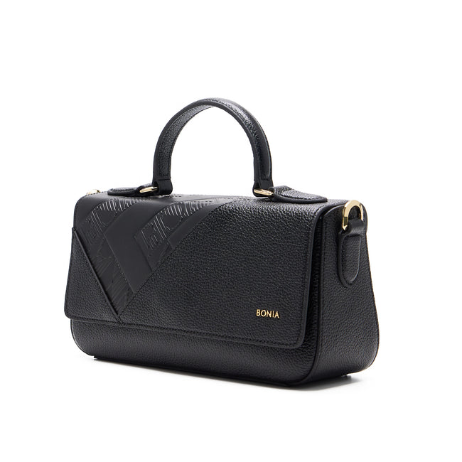 BONIA 2 Shapes Full Leather Hand Bag 081950-103-08