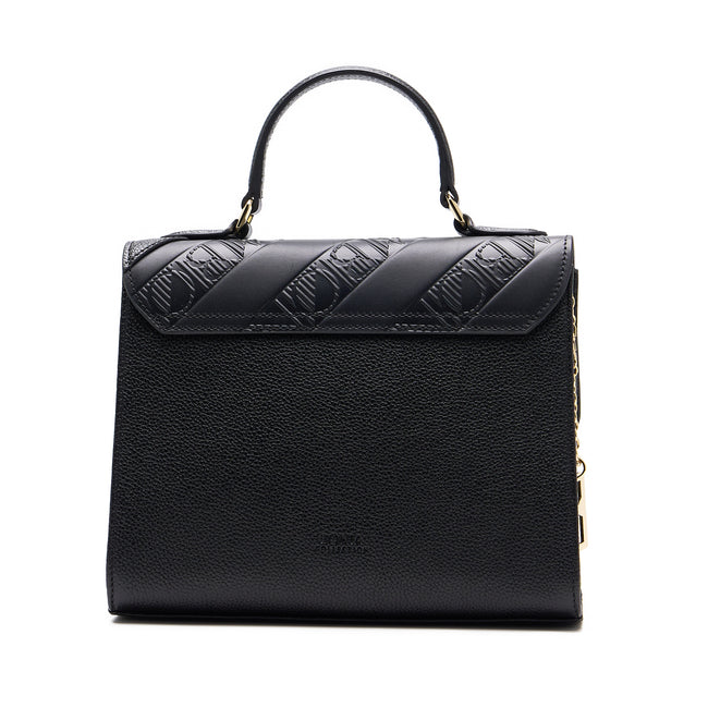 BONIA 2 Shapes Full Leather Satchel Bag 081950-104-08