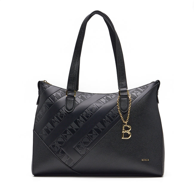BONIA 2 shapes Full Leather Tote Bag 081950-105-08