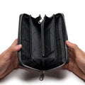 BONIA Two Material Types Long Zipper Wallet 081951-504