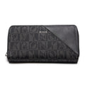 BONIA Two Material Types Long Zipper Wallet 081951-504