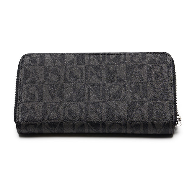 BONIA Two Material Types Long Zipper Wallet 081951-504