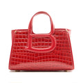 BONIA Women B Logo Handle Leather Satchel Bag 081952-101-04