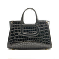 BONIA Women B Logo Handle Leather Satchel Bag 081952-101-08
