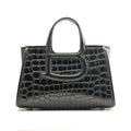 BONIA Women B Logo Handle Leather Satchel Bag 081952-101-08