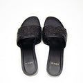 BONIA Women Leather Block-Heel Mules 08371-6016-08