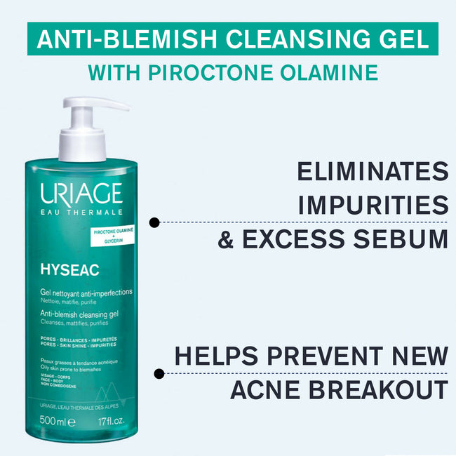 URIAGE Hyseac Anti-Blemish Cleansing Gel 500ml