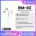 REMAX - RM-02 3.5mm Magic Sound Wired Earphone