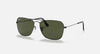 RAY BAN CARAVAN 0RB3136-004-55 G-15 Green Polished Gunmetal