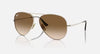 Ray Ban AVIATOR TITANIUM Clear & Brown 0RB8089-926551-58