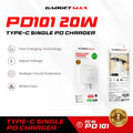 GADGET MAX - PD101 20W PD Type- C Charger - Grey