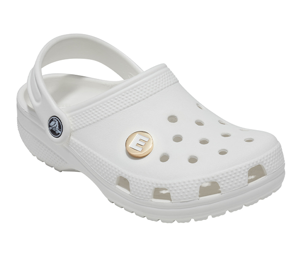 Crocs Jibbitz™ Charm Gold Letter E