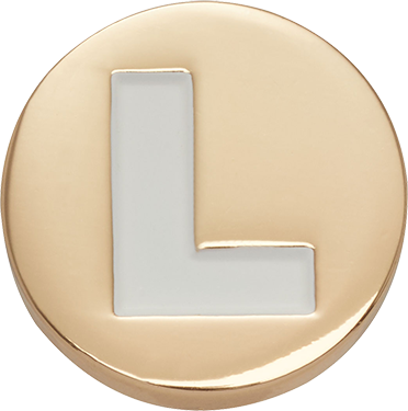 CROCS JIBBITZ™ CHARM GOLD LETTER L