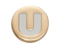 Crocs Jibbitz™ Charm Gold Letter U