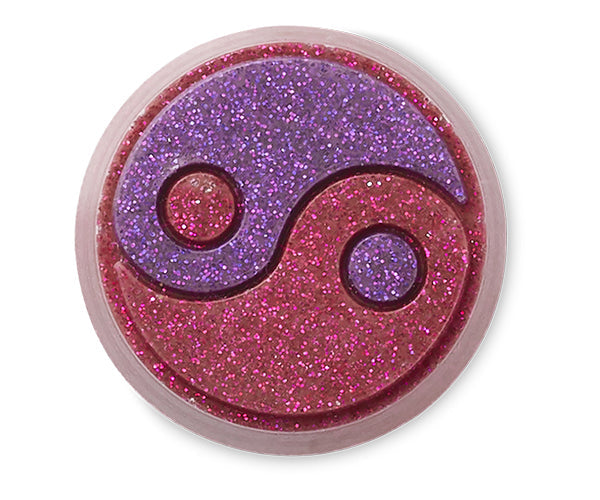 Crocs JIBBITZ™ GLITTER PINK YIN YANG