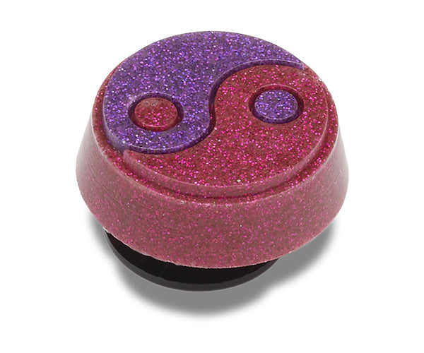 Crocs JIBBITZ™ GLITTER PINK YIN YANG