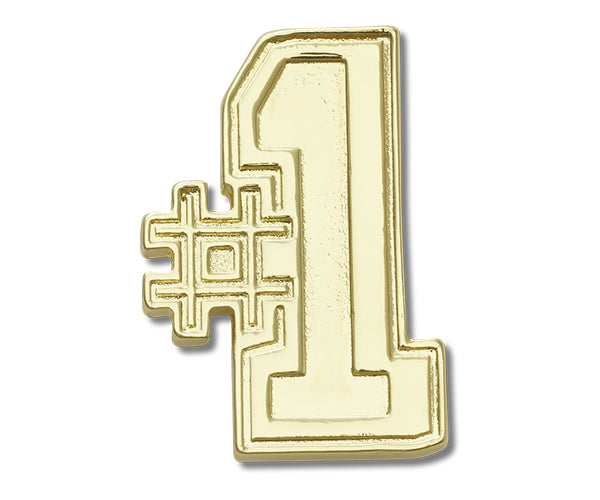 Crocs JIBBITZ™ GOLD NUMBER ONE