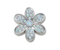 JIBBITZ™ CHARM Silver Mnchrm Daisy 1
