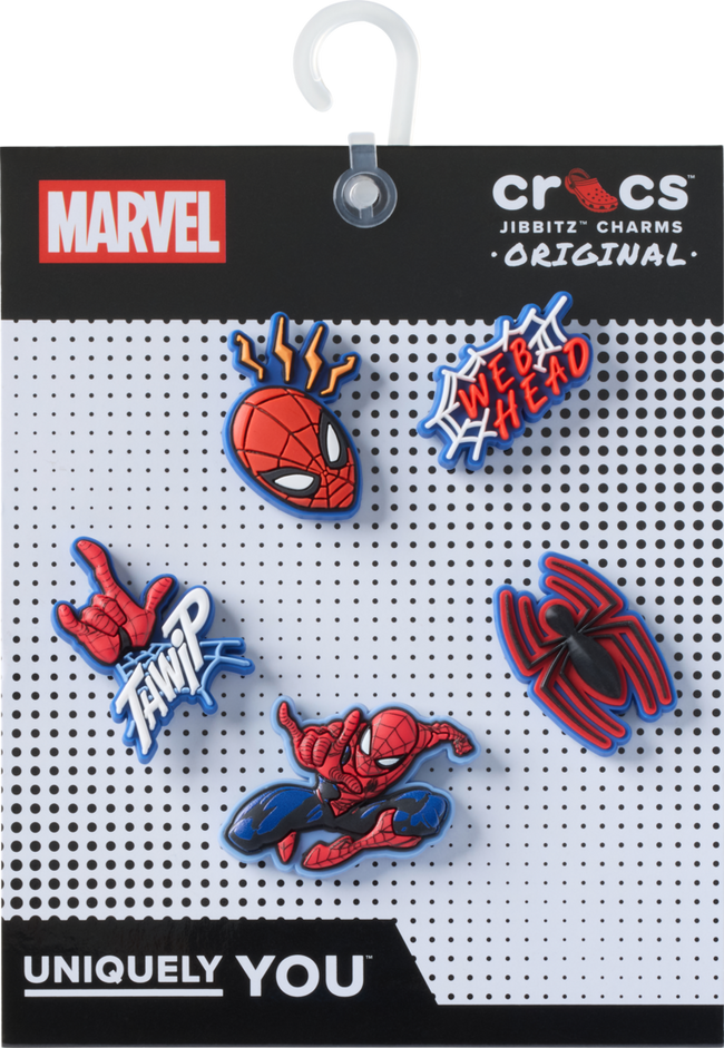 CROCS JIBBITZ™ CHARM SPIDERMAN 5PCK