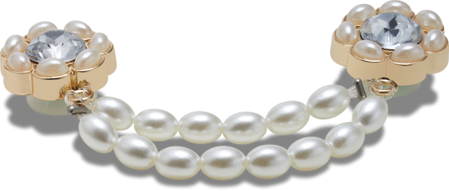 CROCS JIBBITZ™ CHARM DOUBLE SILVER JEWEL CHAIN