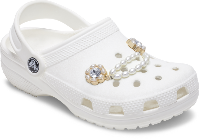 CROCS JIBBITZ™ CHARM DOUBLE SILVER JEWEL CHAIN