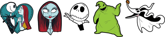 CROCS JIBBITZ™ CHARM NIGHTMARE BEFORE XMAS 5PCK