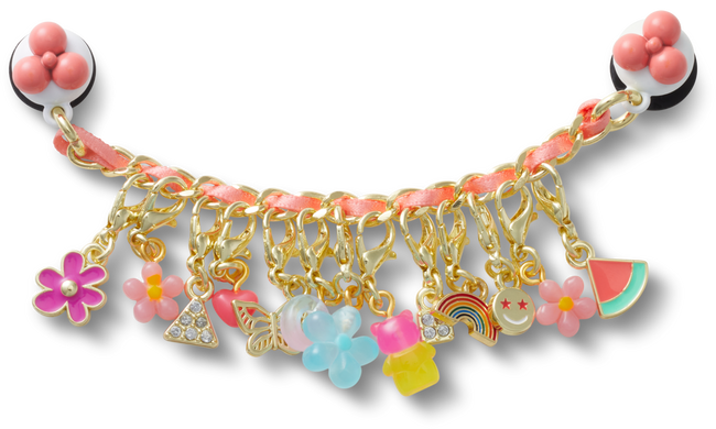 CROCS JIBBITZ™ CHARM PINK ADJUSTABLE CHARM CHAIN