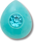 CROCS JIBBITZ™ CHARM SIMULATED AQUAMARINE MARCH