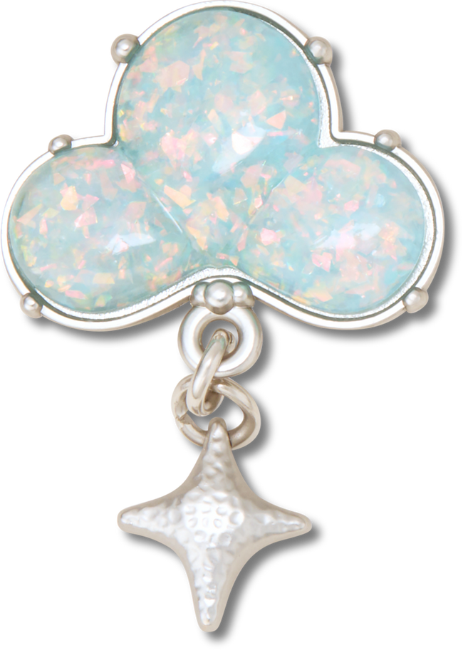 CROCS JIBBITZ™ CHARM OPALESCENT META DANGLE