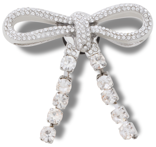 CROCS JIBBITZ™ CHARM SILVER GEM BOW